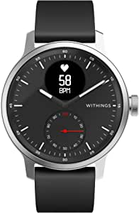 Withings ScanWatch - Smartwatch hibrid cu ECG, senzor de ritm cardiac și oximetru, Smartwatch hibrid multisport pentru bărbați/femei, încărcare a bateriei timp de 30 de zile, urmărire a activității și a somnului, compatibil cu Android/iOS