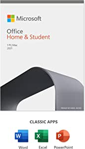 Microsoft Office 2021 Home and Student | 1 utilizator | 1 PC (Windows 10/11) sau Mac | achiziție unică | multilingv | Box