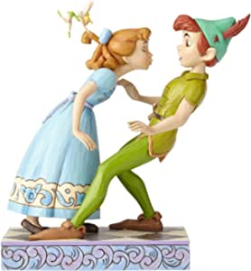 Disney Traditions Un sărut neașteptat - Peter Pan și Wendy Figura