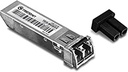 TRENDnet TEG-MGBSX Gigabit SFP LC Module, Multi-mode, Mini-GBIC, Până la 550m (1800 picioare), Compatibil cu sloturile SFP standard, Înlocuibil la cald