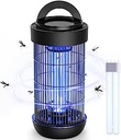 CONOPU Electric Insect Killer - 3000V capcană de viespi de interior, 18W capcană de țânțari lampă de țânțari, 365nm UV Electric Fly Killer, negru