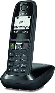 Gigaset AS470 Solo DECT Phone Black Caller ID - Telefoane (telefon DECT, telefon fără fir, handsfree, 100 intrări, Caller ID, negru)