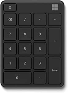 Microsoft Wireless Number Pad - tastatură numerică Bluetooth - negru