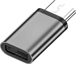 Adaptor Gionar Tpye - C la USB, transfer de date prin C, cablu de încărcare, mufă tip C, convertor Apple, Samsung Galaxy (gri)