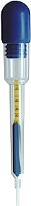 Unitec 74277 Tester antigel, tester antigel, ax de măsurare a antigelului Aerotemp, măsurare foarte precisă a antigelului din radiator, fabricat în Germania, 200 x 30 x 30