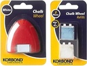 Korbond 107903 Korbond 107903 Tailors Wheel Pachet dublu de capsule de reumplere a cretei Tailors Wheel Plus 2 capsule de reumplere a cretei, plastic, multicolor, set de 3 bucăți.