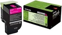 Lexmark,1914947,802Xme AA8Toner MagentaCapacitate standard 4 paginiPachet de 1 pachet Corporate