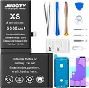 Baterie pentru iPhone XS 5000mAh, JUBOTY New Upgrade Li-ion de mare capacitate 0 ciclu de înlocuire a bateriei pentru iPhone XS Model A2097 A2098 A1920 A2100 cu kit complet de reparații profesionale.