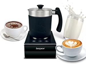 BEPER BB.200 Spumă automată pentru lapte, 650, ABS, 500 mililitri, negru/argintiu