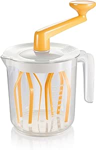 Mixer de mână Tescoma, din plastic, alb/galben, 1 litru