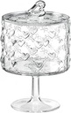 Guzzini - Love, Recipient mic cu picior - Transparent, Ø11 x h16,7 cm - 11540000