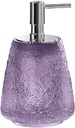 Dispenser de săpun Gedy, din rășină sintetică, violet, 9,9 x 9,9 x 16