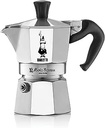 Bialetti - Moka Express: Mașină de espresso iconică pentru aragaz, prepară adevărata cafea italiană, oală Moka de 1 cană (60 ml), aluminiu, argintiu.