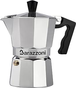 Barazzoni the coloured espresso maker 1 ceașcă, aluminiu, gri, 6,6 x 12,4 x 13,1 cm