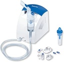 Beurer Inhalator IH 26 și irigare nazală cu compresor: pentru tratamentul bolilor respiratorii, cum ar fi răceala și bronșita, alb