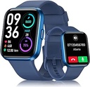 Smartwatch Femei Bărbați, Smartwatch cu funcție telefonică, 1.7" Touchscreen Pedometru ceas cu Alexa, 60+ moduri de sport, monitor de ritm cardiac Monitor de somn SpO2, Whatsapp Reminder, IP68 Waterproof Fitness Tracker