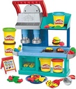 Play-Doh Kitchen Creations Play-Doh Restaurant colorat, set de joacă cu 2 fețe pentru bucătărie, set Play-Doh pentru fete și băieți, micuț