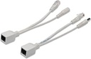 DIGITUS Cablu adaptor PoE pasiv - Fast Ethernet - Cablu injector și cablu splitter - DC 5.5mm Plug & Socket