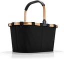 Reisenthel carrybag frame auriu/negru - Coș de cumpărături robust, cu mult spațiu de depozitare și buzunar interior practic - Design elegant și hidrofug...