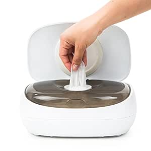 Prince Lionheart EVO Wipe Warmer pentru șervețele de unică folosință pentru bebeluși Lumină de noapte caldă cu sistem Ever-Fresh (adaptoare UE), 1 bucată (pachet de 1)