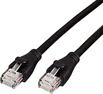 Amazon Basics Cablu Gigabit Ethernet LAN, RJ45, Cat6, ideal pentru rețelele de acasă și de birou, 0,9 metri