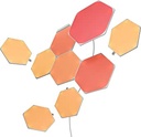 Nanoleaf Shapes Hexagon Starter Kit, 9 panouri LED inteligente RGBW - Modular Wi-Fi 16m Culori Lumina de perete pentru interior, sincronizare muzică și ecran, funcționează cu Alexa Google Apple, pentru Deco & Gaming