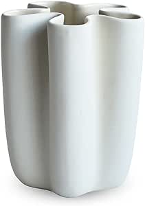 Cooee Design Tulipa Vază Tulipa 20cm Linnen, ceramică, vază lalea, culoare in, L: 12, L: 12, A: 20 cm, HI-059-01-LN