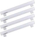 SEBSON Lampă cu LED S14S 30cm, 4w, înlocuiește lampa cu incandescență de 35W, 400lm, alb cald, lampă cu LED 150°, pachet de 4 [clasa energetică F]