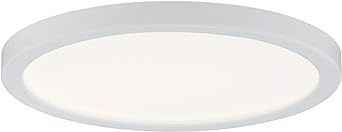 Paulmann 92944 LED Panel Areo round incl. 1x8 Watt plafonieră albă mată plafonieră din plastic pentru sufragerie 3000 K [clasa energetică F]