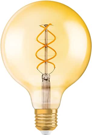 OSRAM LED Vintage Edition 1906, soclu: E27, reglabil, alb cald, filament auriu [clasa energetică G]