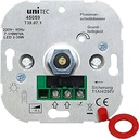 UNITEC 45059 Dimmer de control al fazei pentru iluminatul cu LED-uri pentru seria de întrerupătoare de la UNITEC, Busch-Jäger, precum și Jung și Gira, alb, 5,50 x 7,50 x 7,50 cm