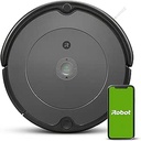 iRobot Roomba 697, aspirator robot controlabil prin aplicație (robot aspirator), tehnologie de detectare a murdăriei, sistem de curățare în 3 trepte, reglaje individuale prin aplicație, compatibil cu asistenții vocali, gri