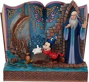 Disney Tradiții Disney Sorcerer Mickey Story Book Figurină