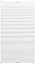 GARDINIA EASYFIX Jaluzele plisate fără găurire, pentru fixare, Jaluzele plisate opace, inclusiv toate piesele de montare, 2 șine de operare, alb, 85 x 130 cm