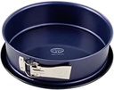 Dr. Oetker Springform pan Ø 26 cm Back-Liebe Enamel - Formă rotundă de copt cu bază de email rezistentă la tăieturi și zgârieturi - Formă de copt pentru 26 de prăjituri cu margine foarte înaltă în albastru închis