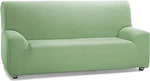 Husă de canapea elastică Martina Home Tunez, bumbac sintetic, verde (Mus), 3 locuri (170-220 cm)