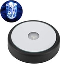 Zyyini Baza de afișare a luminii cu LED-uri, suport de afișare a luminii cu LED-uri, suport de lampă USB sau alimentat cu baterii, bază rotundă de lumină cu LED-uri cu 6 lumini de schimbare a culorilor, perfectă pentru textile și cristale de casă