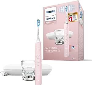 Periuță de dinți electrică Philips DiamondClean ( LIPSA ACCESORII )- periuță de dinți sonică cu 4 programe de curățare, cronometru, roz, 1 bucată (1 pachet)