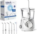 Irigator oral fix Waterpik Ultra Professional Waterflosser cu 7 accesorii, interval de presiune de la 0,7-7 bar reglabil prin 10 setări de presiune, temporizator integrat, alb (WP-660EU)