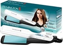 Remington Straightener wide Shine Therapy (înveliș ceramic de înaltă calitate îmbogățit cu ingrediente microactive pentru mai multă strălucire - ulei de argan marocan și vitamina E) Afișaj LCD, 150-230°C, Aparat de îndreptat părul S8550