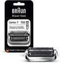 Cap de ras Braun Series 7, aparat de ras electric, piesă de schimb pentru aparate de ras compatibile cu noua generație de aparate de ras bărbați Series 7, 73S, argintiu, pachet de 1