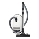 Aspirator Miele S 8340 cu sac / 890 wați / volum sac de praf 4,5 l / accesorii din 3 părți / rază de funcționare 12 m / sistem silențios / duză universală pentru podea / filtru AirClean / alb lotus