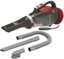 Aspirator auto BLACK+DECKER 12V cu perie atașată, adaptor pentru conectarea la brichetă, cablu de 5m, ADV1200