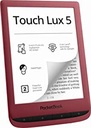 PocketBook e-Book Reader 'Touch Lux 5' (8 GB memorie; 15,24 cm (6 inch) E-Ink Carta Display; SMARTlight; Wi-Fi) RubyRed