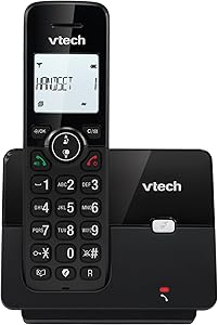 VTech DECT CS2000 Wireless Home Phone cu blocarea apelurilor, rază lungă de acțiune fiabilă de până la 300 de metri, ID apelant, ID apelant în așteptare, ecran de 1,8 inch cu iluminare din spate