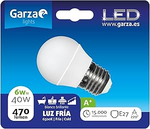 GZ LED ESF.6W E27 220º 470LM 65K BL