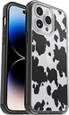 OtterBox Symmetry Clear pentru iPhone 14 Pro Max, rezistent la șocuri, rezistent la căderi, carcasă de protecție subțire, testată 3x conform standardului militar, Cow Print