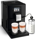 Krups Intuition Preference aparat de cafea complet automat cu tub de lapte, 11 băuturi, personalizare, funcție 2 căni, aparat de cafea, negru, EA872810