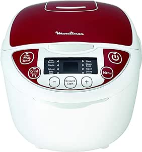 Moulinex MK705111 Multicooker, 12 în 1, roșu, 5 l