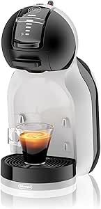 NESCAFÉ De'Longhi EDG 155.BG( Pierde apa in timpul utilizarii) Mașină de cafea cu capsule Dolce Gusto Mini Me (pentru băuturi calde și reci, presiunea pompei 15 bar, rezervor de apă 0,8 l) negru / gri arctic